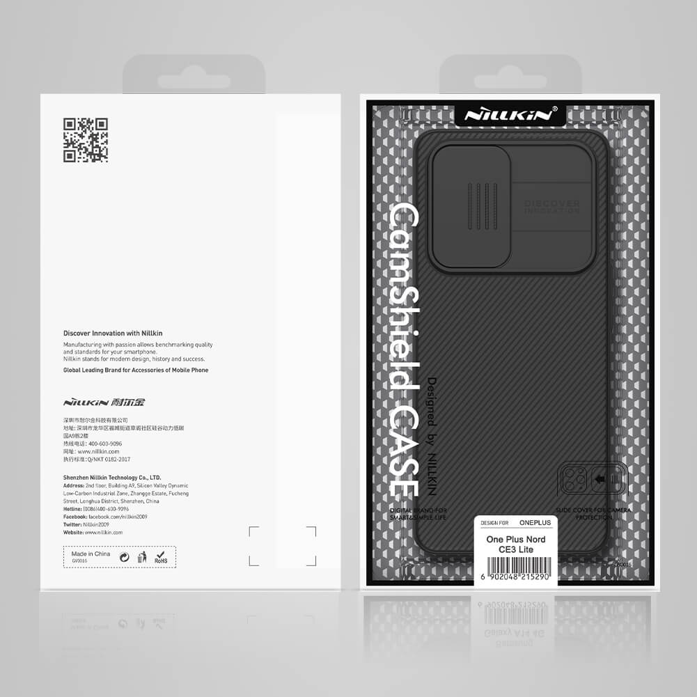 Чехол-крышка NILLKIN для Oneplus Nord CE 3 Lite, N30 5G, OPPO K11x (серия CamShield case)
